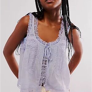 Free People, Lace Evermore Tank